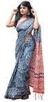 Shreeji Enterprise Handicrafts Women'S Hand Block Bandhani Print Pure Cotton Saree